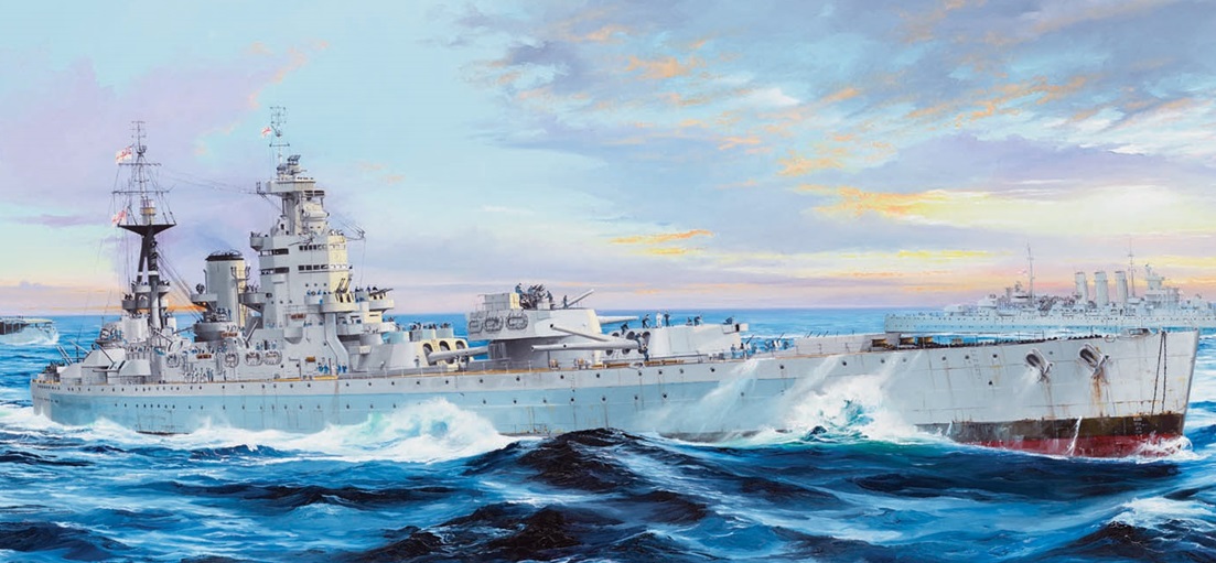 03708  флот  HMS Nelson 1944 (1:200)