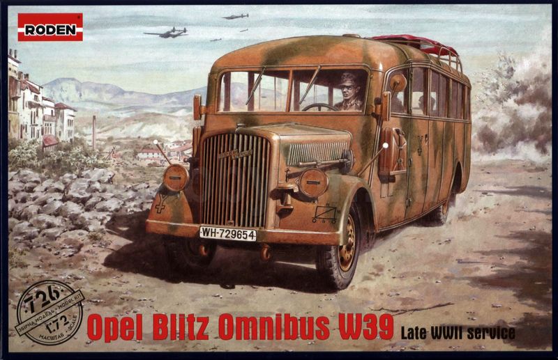 Ro726  техника и вооружение  Blitz Omnibus W39 (1:72)