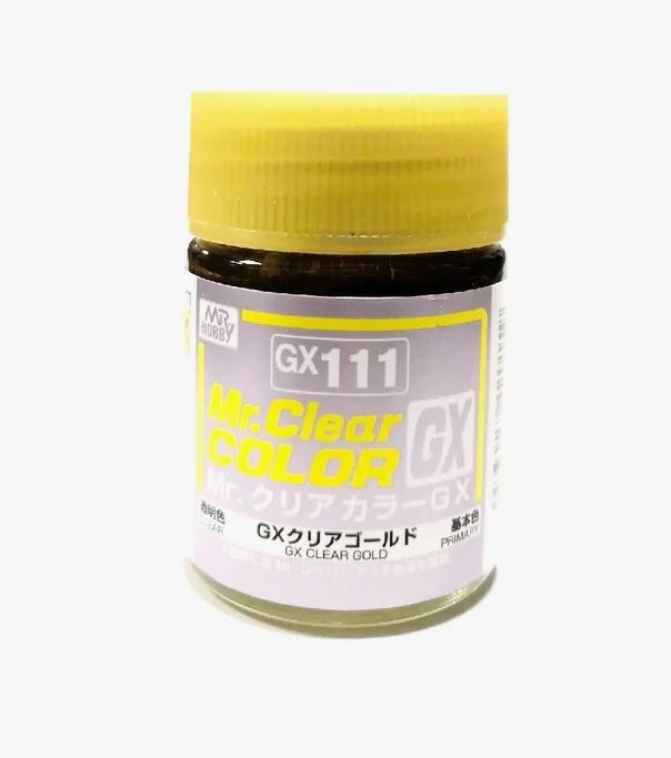GX111  краска 18мл  Clear Gold