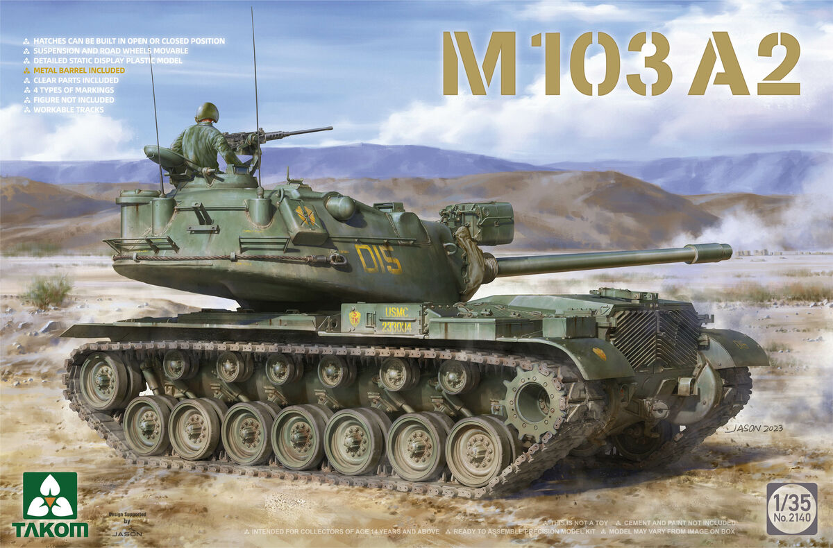 2140  техника и вооружение  M103 A2  (1:35)