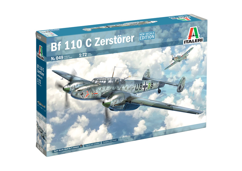 0049  авиация  Bf 110 C Zerstorer  (1:72)