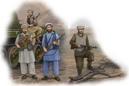 00436  фигуры  Afghan Rebels  (1:35)