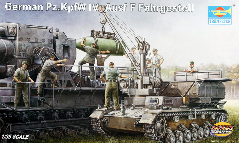 00363  техника и вооружение  САУ  German Pz.Kpfw. IV Ausf. F Fahrgestell (1:35)