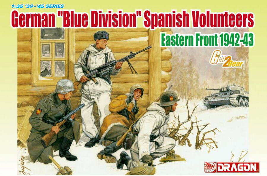 6674  фигуры  German Blue Division Spanish Volunters Eastern Front 1942-43  (1:35)