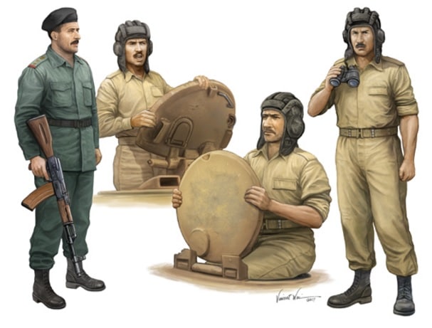 00439  фигуры  Iraqi Tank Crew  (1:35)