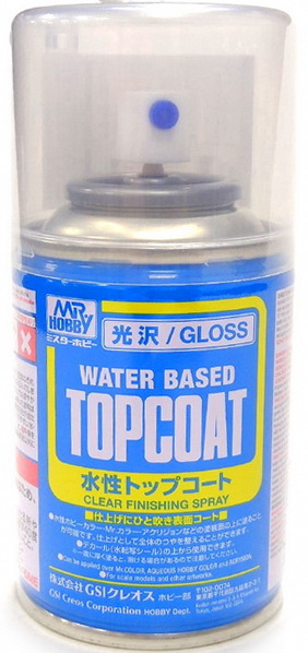 B-501  краска художественная т.м.MR.HOBBY Topcoat Gloss Spray  88мл