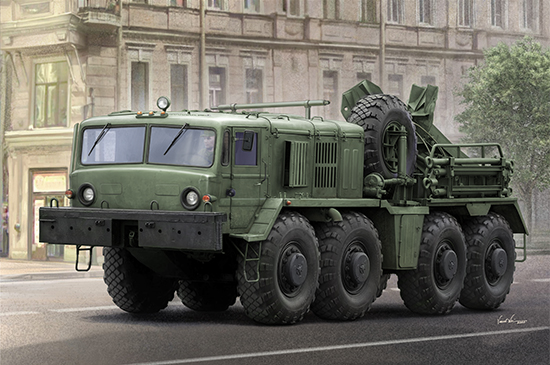 01079  техника и вооружение  KET-T Recovery Vehicle Based on M@Z-537 Heavy Truck  (1:35)