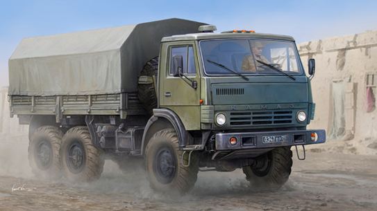 01034  техника и вооружение  Russian K@M@Z-4310 Truck  (1:35)