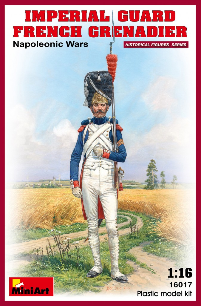 16017  фигуры  IMPERIAL GUARD FRENCH GRENADIER NAPOLEONIC WARS  (1:16)