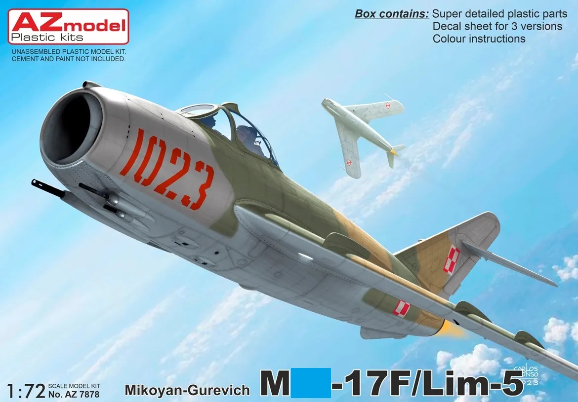 AZ7878  авиация  M&G-17F/Lim-5  (1:72)