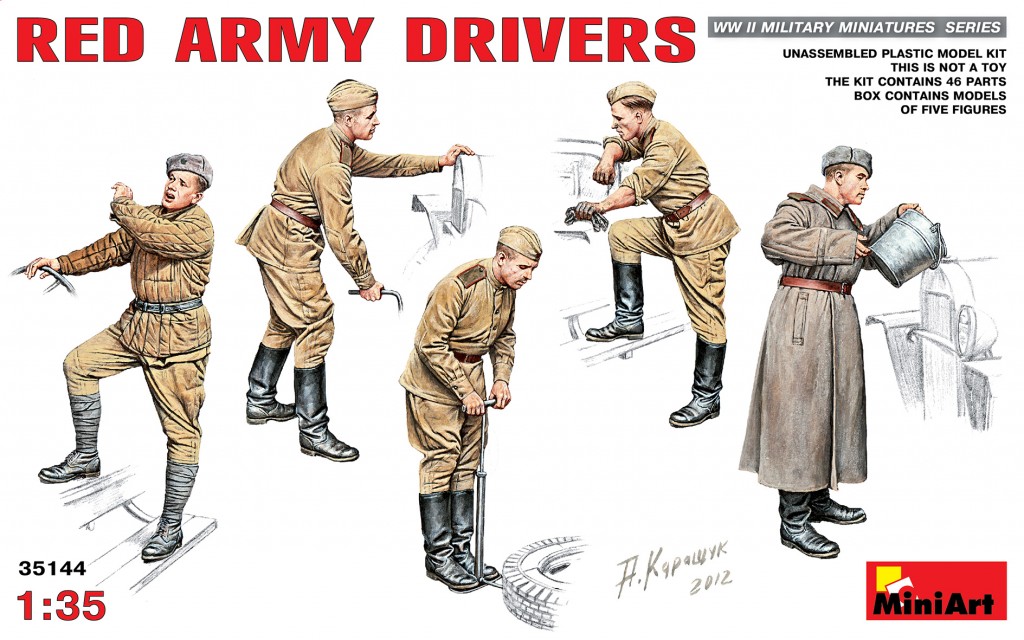 35144  фигуры  RED ARMY DRIVERS  (1:35)