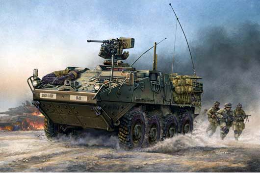 00375  техника и вооружение  БТР  M1126 Stryker ICV  (1:35)
