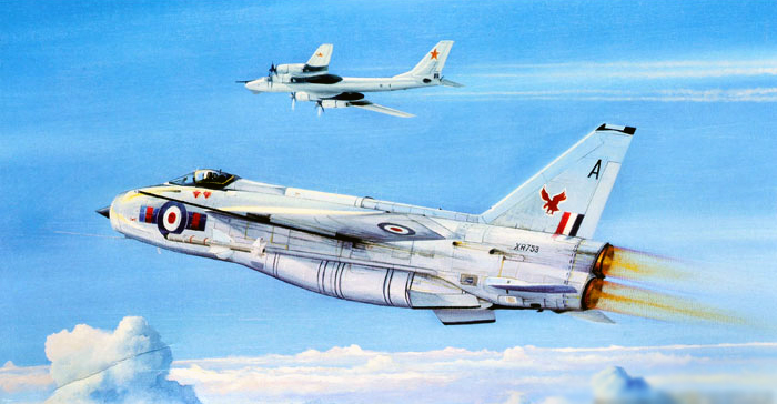 01654  авиация  BAC Lightning F.6/F.2A  (1:72)