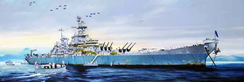 03705  флот  USS Missouri BB-63 (1:200)