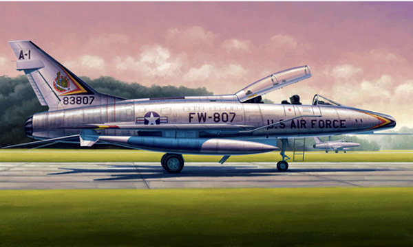 02840  авиация  F-100F Super Sabre  (1:48)