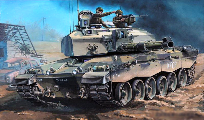 00308  техника и вооружение  British Challenger II  (1:35)