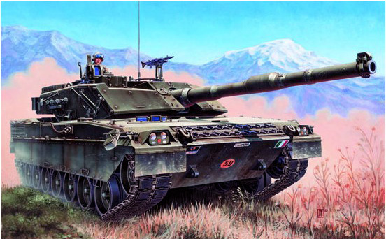 00332  техника и вооружение  Italian C1 Ariete MBT  (1:35)