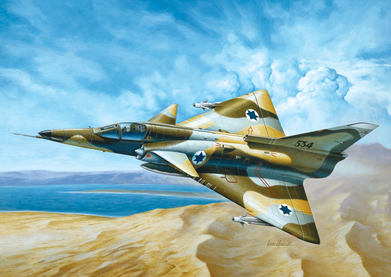 0163  авиация  C-7 KFIR (1:72)
