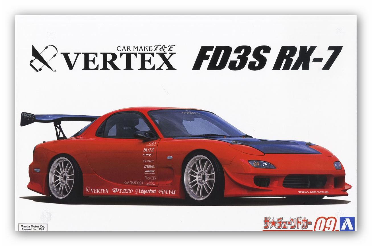 05839  автомобили и мотоциклы  Mazda RX-7 '99 Vertex FD3S  (1:24)