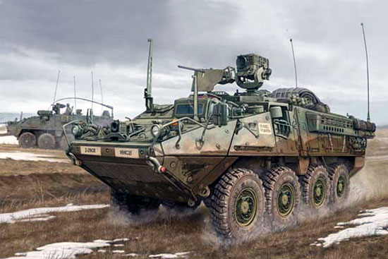 00395  техника и вооружение  БТР  M1127 Stryker RV  (1:35)