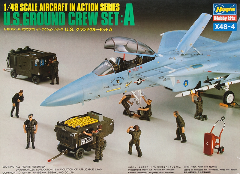 36004  фигуры  US Ground Crew Set A  (1:48)