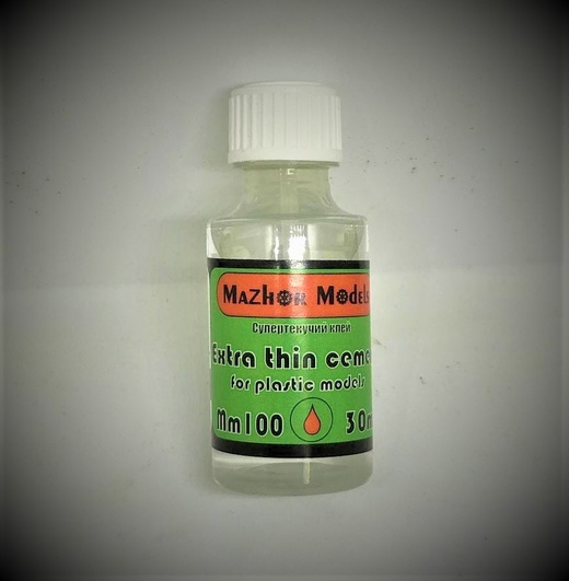 MM100  клей  Extra thin cement (Супертекучий клей) 30 мл.