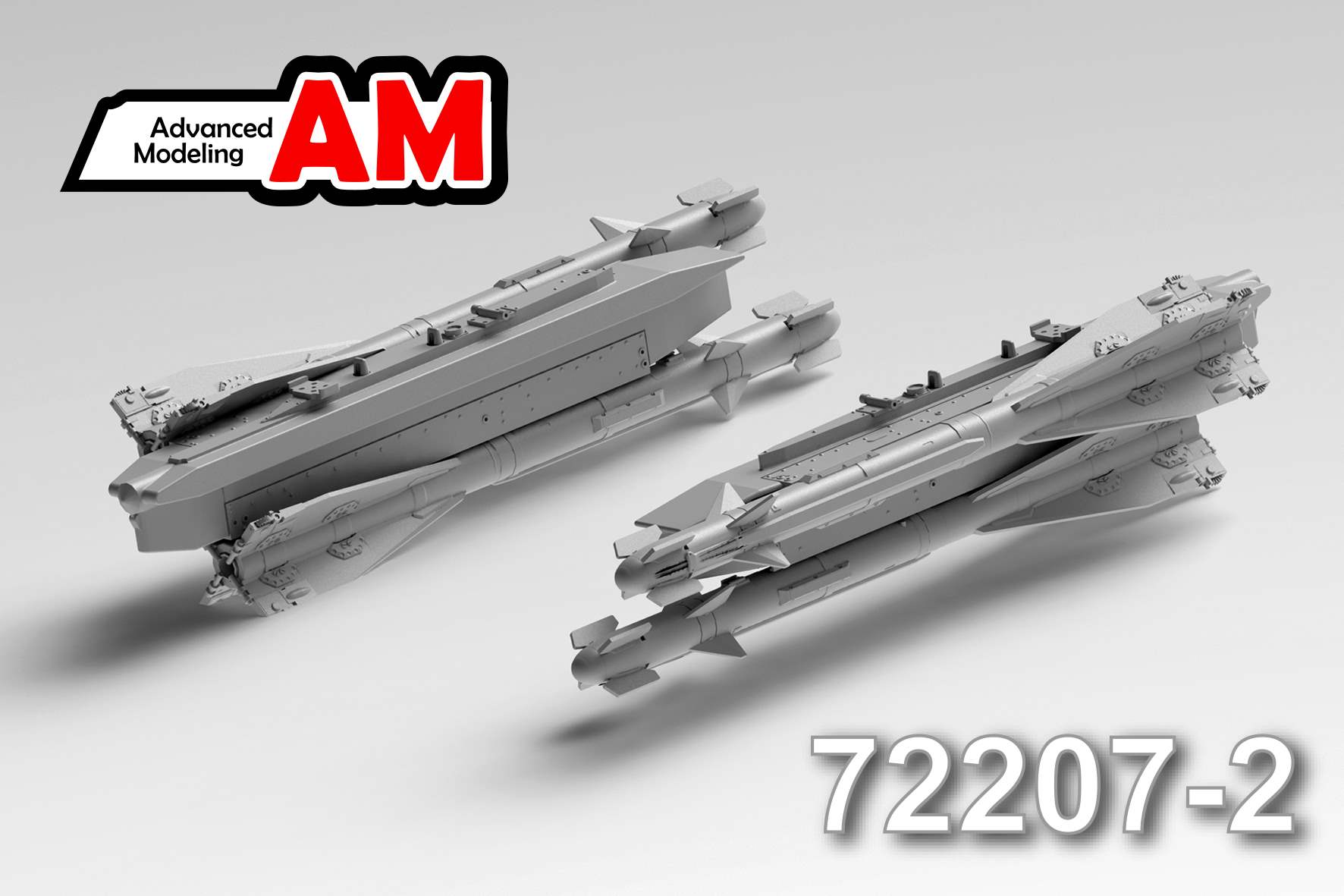 AMC 72207-2  дополнения из смолы  Р-60 (4шт.) с ПУ П-62-2 (2шт.)  (1:72)