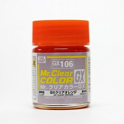 GX106  краска 18мл  Clear Orange