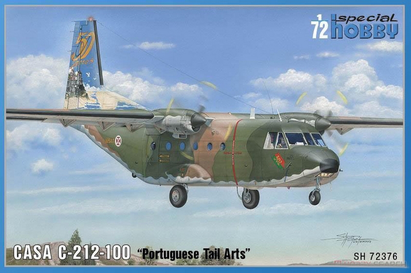 SH72376  авиация  CASA C.212-100 TAIL ART  (1:72)