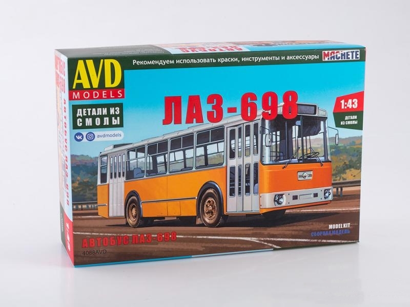 4088AVD  автомобили и мотоциклы  ЛАЗ-698  (1:43)