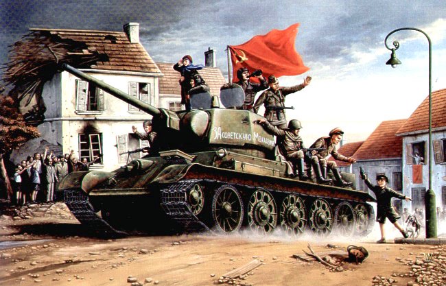 00903  техника и вооружение  Soviet Танк-34/76 Model 1943  (1:16)