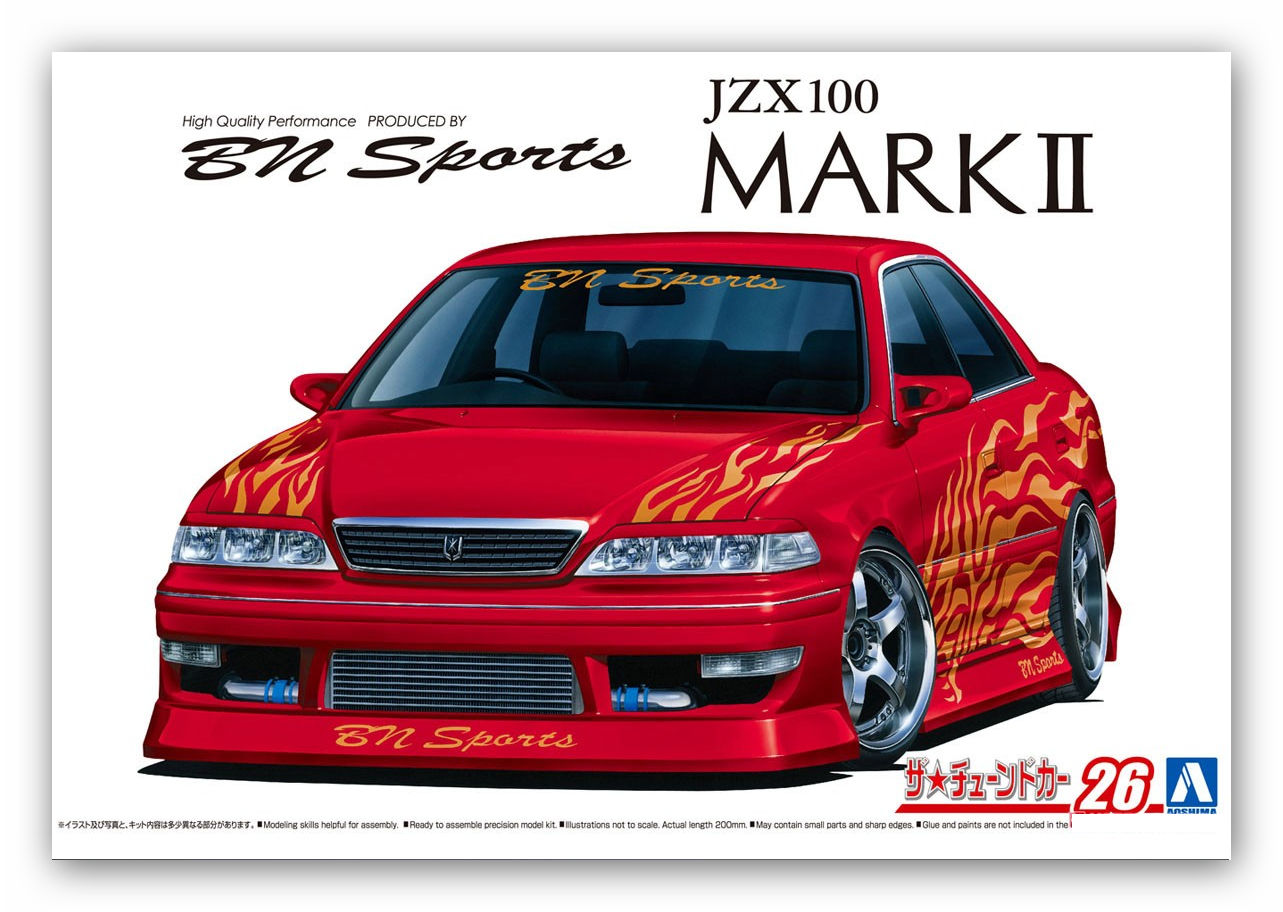 06132  автомобили и мотоциклы  Toyota Mark II JZX 100 BN Sports Tourer V '98  (1:24)