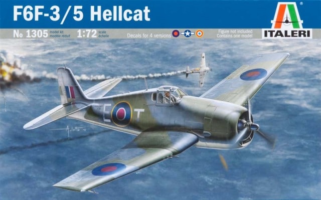1305  авиация  Hellcat F6F-3/5 (1:72)