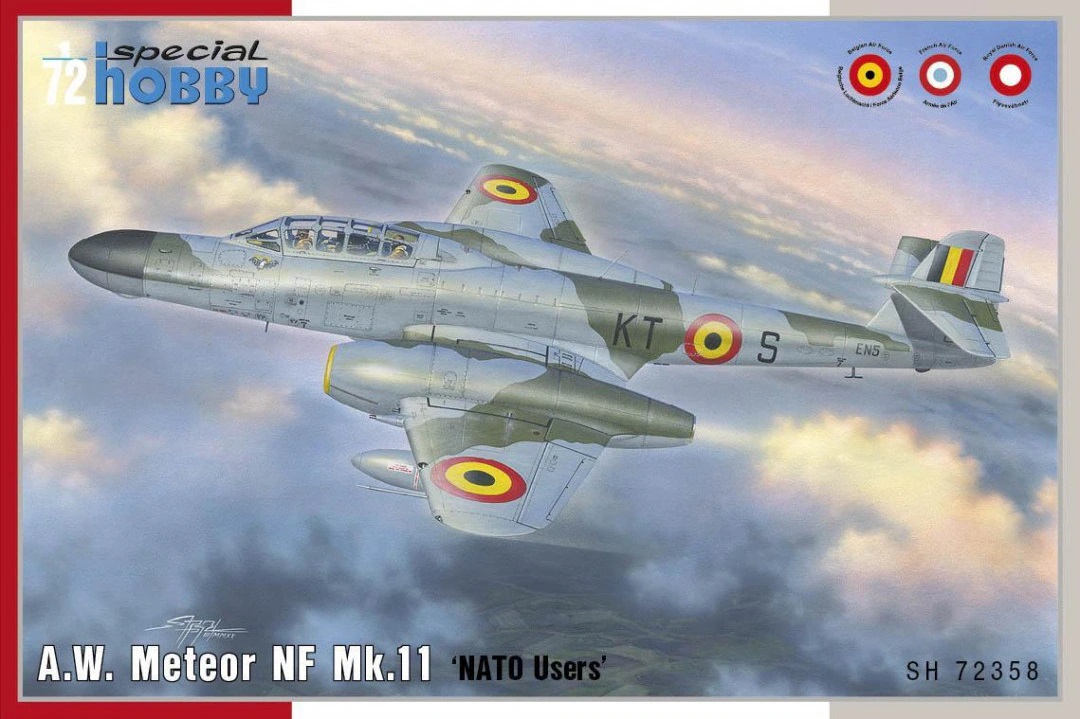 SH72358  авиация  A.W. Meteor NF Mk.11 'NATO Users'  (1:72)