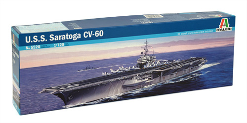 5520  флот  U.S.S. SARATOGA CV-60 (1:720)