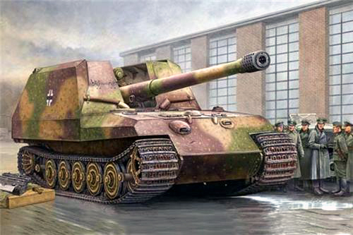 00378  техника и вооружение  САУ  German Geschutzwagen Tiger fur 17cm Kanone 72 (Sf)  (1:35)