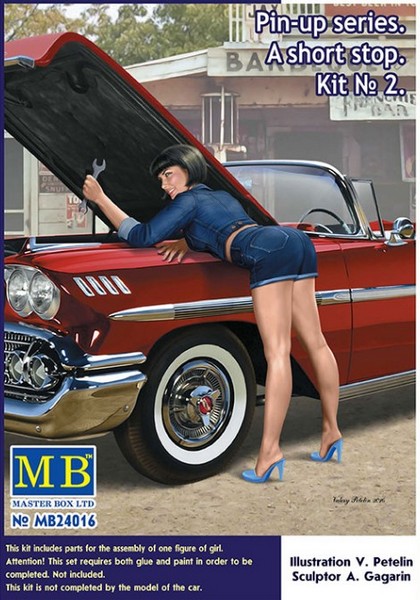MB24016  фигуры  Пин-ап. Краткая остановка. №2  (1:24)