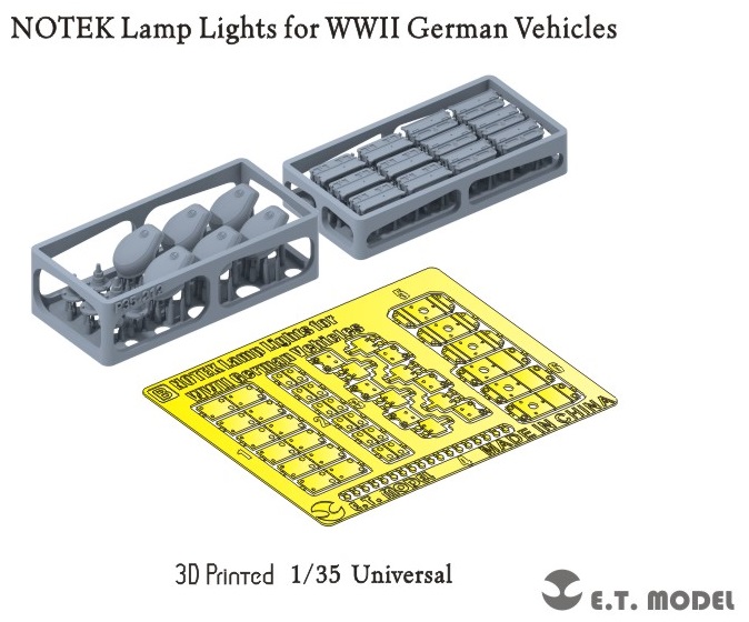 P35-209  дополнения из смолы  WWII German Vehicle Notek Light  (1:35)