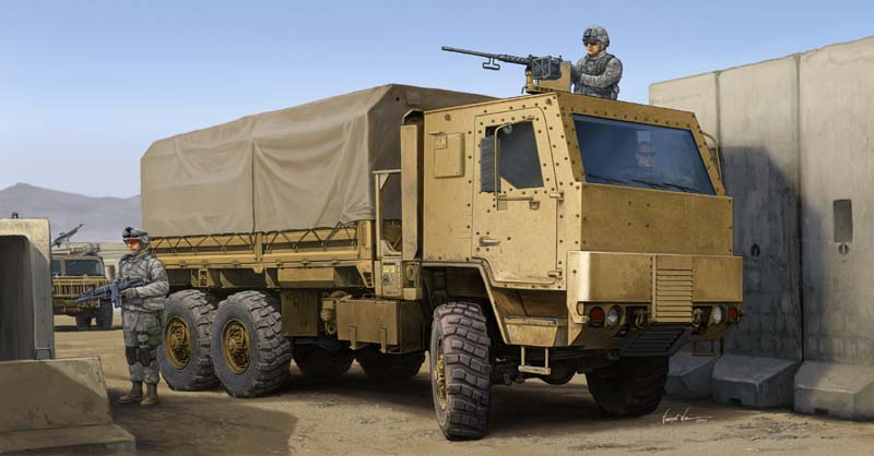 01008  техника и вооружение  M1083 FMTV (ARMOR CAB)  (1:35)