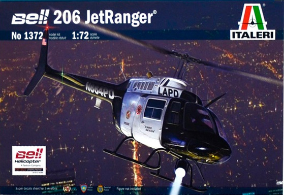 1372  авиация  Bell 206 Jetranger  (1:72)