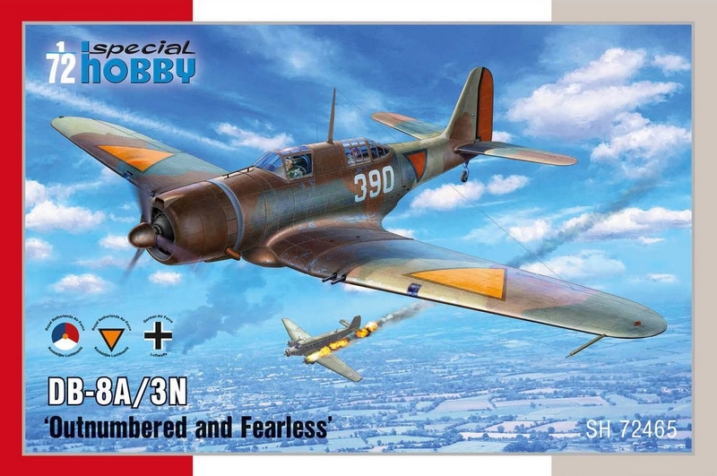 SH72465  авиация  DB-8A/3N ‘Outnumbered and Fearless’  (1:72)