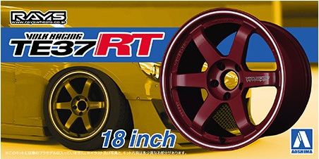 05302  дополнения из пластика  VOLK RACING TE37RT 18inch  (1:24)