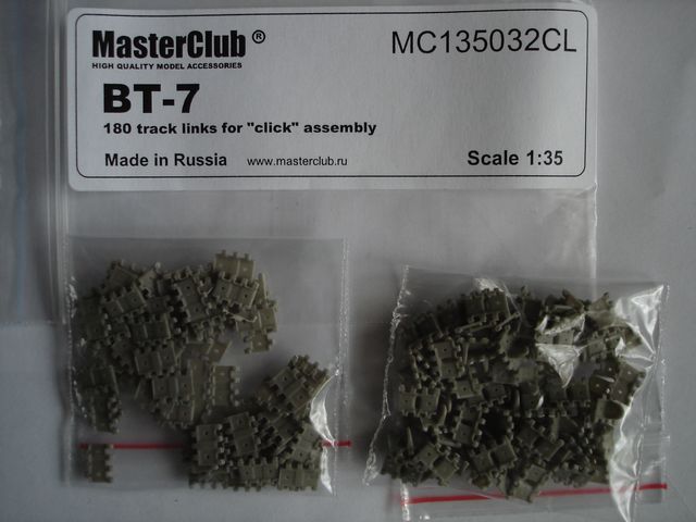 MC135032CL  траки наборные  BT-7 (Смола на "клик")  (1:35)