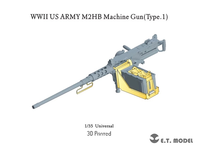 P35-265  дополнения из смолы  US WWII M2HB Machine Gun - Type 1  (1:35)