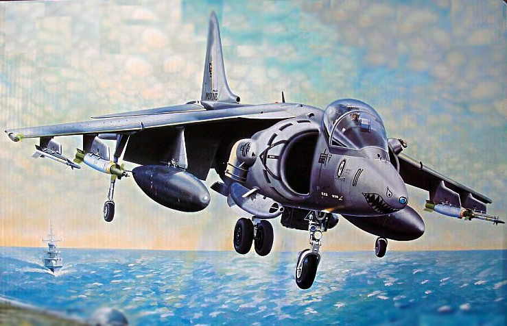 02229  авиация  AV-8B Harrier II  (1:32)