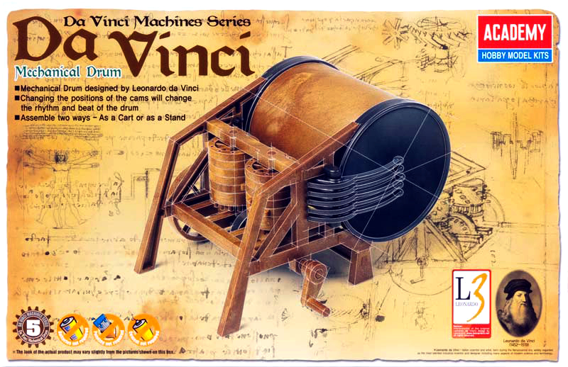 18138  техника и вооружение  DAVINCI MECHANICAL DRUM