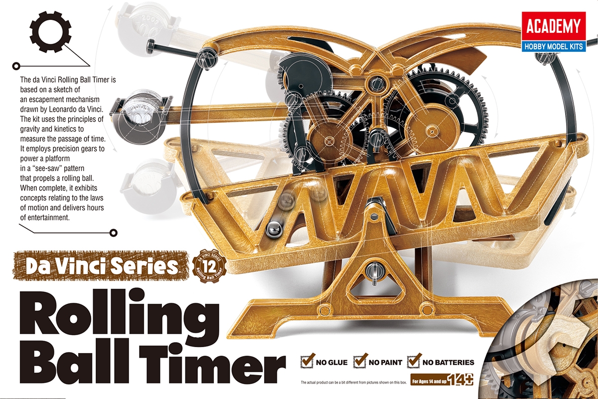 18174  техника и вооружение  DAVINCI ROLLING BALL TIMER