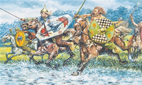 6029  фигуры  CELTIC CAVALRY   (I-II CENTURY B.C.) (1:72)