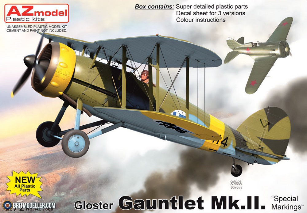 AZ7868  авиация  Gloster Gauntlet Mk.II. "Special Markings"  (1:72)