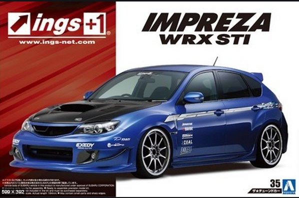05423  автомобили и мотоциклы  Impreza WRX STI  (1:24)